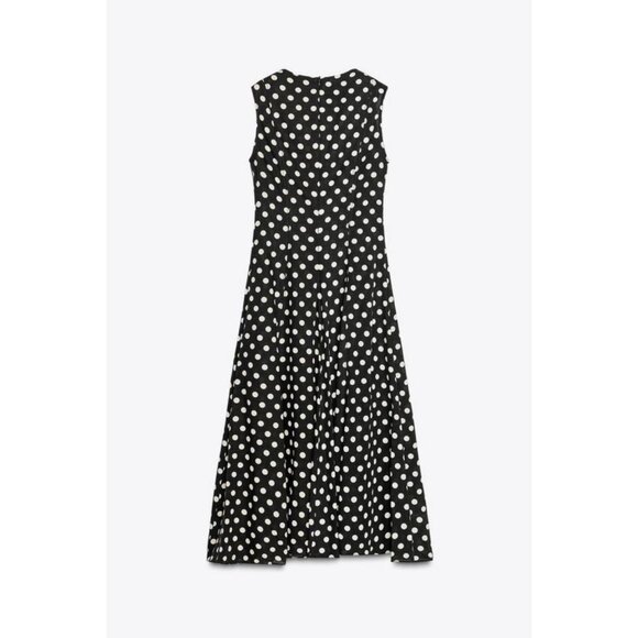 ZARA ZW COLLECTION SLEEVELESS MIDI DRESS - Picture 8 of 9